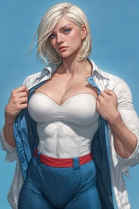 Impresión de Bellas Artes POWER GIRL 02 13x19 Edición Limitada 1/30 DC Liga de la Justicia - Imagen 1 de 1