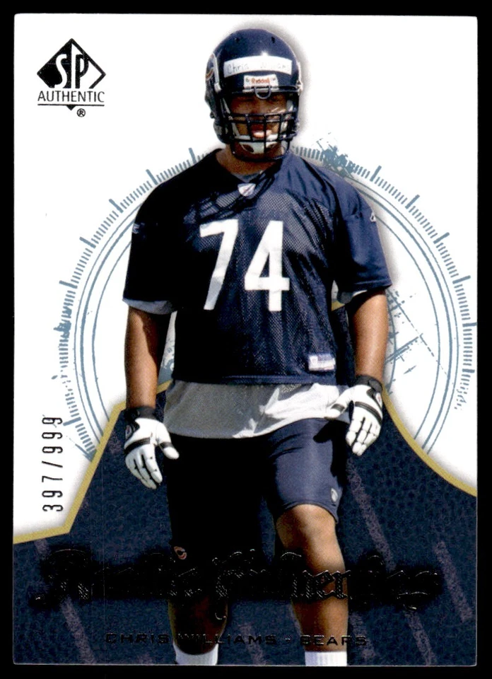 2008 SP Authentic Derrick Williams Rookie /999 Detroit Lions #169 R61 - Image 1 of 2