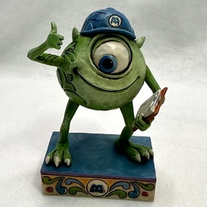 Disney Pixar Jim Shore Buongiorno Mostropolis! Figurina Mike Enesco ***Difetto - Foto 1 di 13