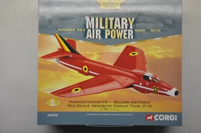 Corgi AA32706 Hawker Hunter F6 Belgian Air Force Red Devils IF 141 1:72 - Image 1 of 3