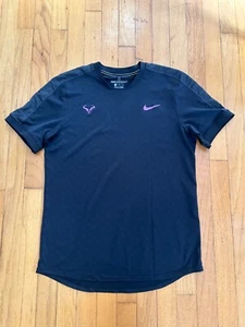 Nike Rafa Nadal 2019 US Open Tennis T-Shirt Medium Very Rare - Picture 1 of 5
