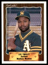 1990 PROCARDS MADISON MUSKIES LEE TINSLEY #2282