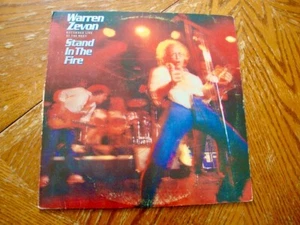 Warren Zevon Stand in the Fire Vinyl LP 1980 Asylum Records w/inner VG+ VINYL - Picture 1 of 5