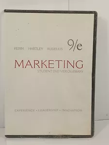 Student DVD Video Library Marketing 9th Ed Kerin Hartley Rudelius New Sealed - Imagen 1 de 2