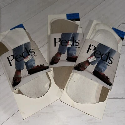 6 Calcetines Vintage No Show Para Mujer Nuevos De Colección Ver Descripción Stock Muerto Foto 1 de 4