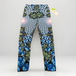 Leggings Vision Lab Art Phil Lewis RAROS Azul Místico Cosmo Yoga Talla M L326 NUEVO - Imagen 1 de 5
