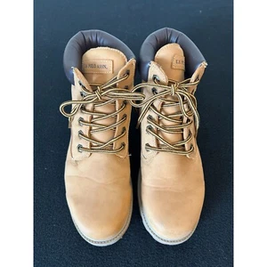 Hombres US Polo Assn Imitación Cuero Senderismo Ciclismo Motocicleta Botas Altas Marrón 6 - Imagen 1 de 9