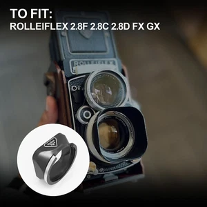 Bay III Metal Lens Hood For Rolleiflex 2.8C 2.8D 2.8E 2.8F 2.8GX 2.8FX 2.8 Tele - Picture 1 of 9