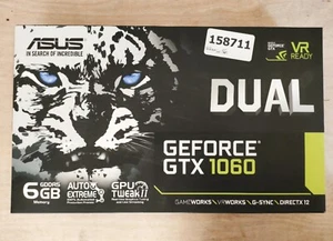 ASUS Nvidia GeForce GTX 1060 Dual OC 6GB GDDR5 - Zdjęcie 1 z 5