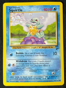 Pokemon TCG 1999-2000 Squirtle 93/130 Set Base 2 Quasi Nuovo - Foto 1 di 21