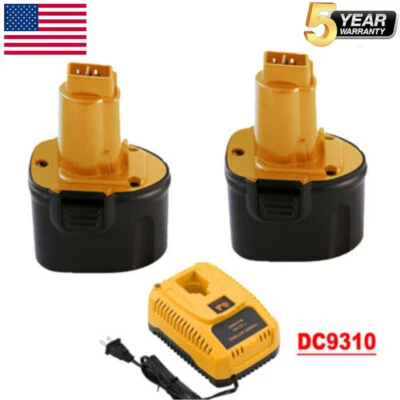 DW920 DE9057 DE9085 DC011 4.8Ah 7.2V NI-MH Battery or Charger for DeWALT DW9057 - Image 1 of 4