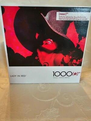 Buffalo Games - Lady in Red - 1000 Piece Jigsaw Puzzle NEW SEALED - Image 1 of 2