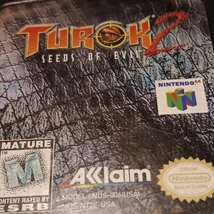 Turok 2: Seeds of Evil, Nintendo 64, 1996, N64, tested, no manual - Picture 1 of 5