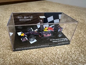 1/43 Minichamps 413100205 Red Bull Racing RB6 Sebastian Vettel 2010 Brazil GP - Picture 1 of 4