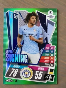 TOPPS MATCH ATTAX CHROME 2020/21 Nathan Ake GREEN REFRACTOR PARALLEL /99 - Picture 1 of 2