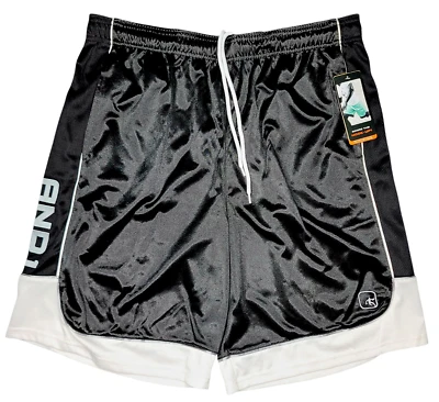 And1 #11719 NEW Men's Multicolor Elastic Waist Drawstring 11" Inseam Shorts - Image 1 of 2