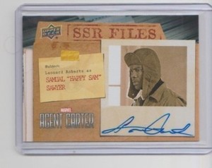 Marvel Agent Carter Autograph Trading Card #SSR-LR Leonard Roberts as Samual (A)