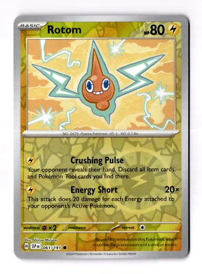 Rotom 061/191 Sv08: Surging Sparks Reverse Holo - Image 1 of 3
