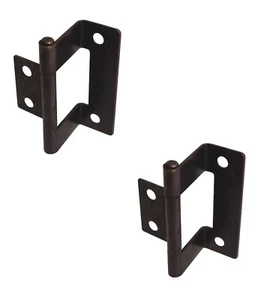 Pair of Cranked Flush Hinges for 15-16mm Door Thickness 351.96.118 Hinges Hafele - Picture 1 of 3