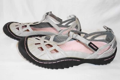 Sandalias para mujer Jsport By Jambu zapatos de pescador talla 6M plateadas para caminar senderismo Foto 1 de 4