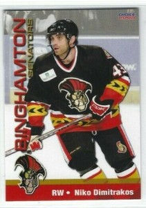 2007-08 Binghamton Senators (AHL) Niko Dimitrakos