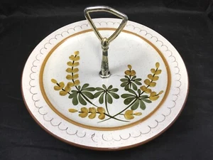 Stangl Golden Blossom Serving Dish Mid Century 10" Vintage Tidbit Plate - Picture 1 of 9