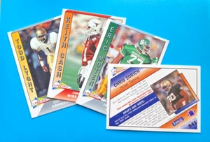 Pacific Football Karten 1991. Wählen Sie aus, was Sie brauchen, um Ihr Set zu vervollständigen. - Bild 1 von 259