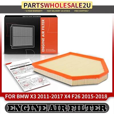 Filtro de aire del motor para BMW X3 2011-2017 X4 2015 2016 2017 2018 L4 2,0 L L L6 3,0 L Foto 1 de 4