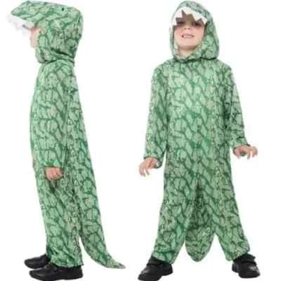 Childs Dinosaur Fancy Dress Costume Kids Lizard Outfit Large 10-12 Years Smiffys - Image 1 of 2