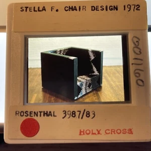 Frank Stella "Chair Design " Minimalism 35mm Art Slide - Picture 1 of 3