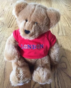 Harrods London Teddy Bear Plush T-Shirt Souvenir Stuffed Toy Animal Free ship - Picture 1 of 5