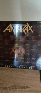ANTHRAX AMONG THE LIVING Megaforce Records 1987lp vinyl WITHOUT BARCODE LIKE NEW - Bild 1 von 14