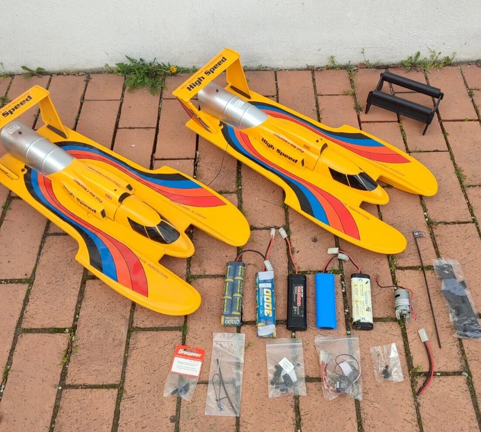 Hydro High Speed Boote NQD 757 RC Modellbau Schiff 1:16 60cm Bastler Ersatzteile - Bild 1 von 4