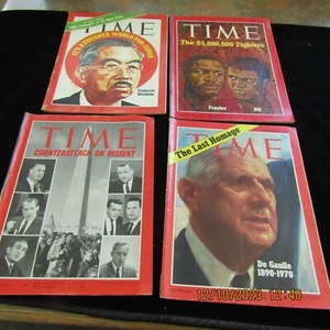 4 x Time Magazines 1969 1970 1971 1971 - Picture 1 of 6