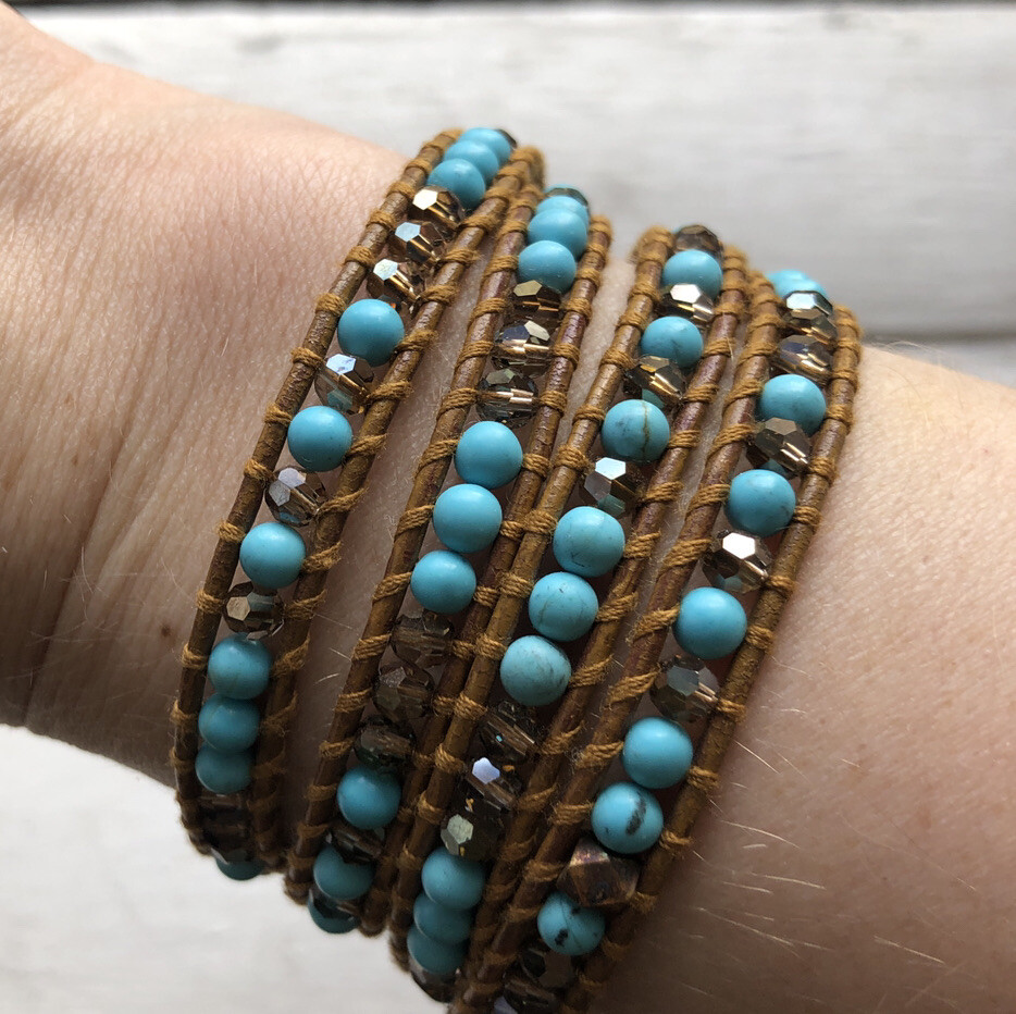 Chan Luu Turquoise Leather Fashion Bracelets for sale | eBay Chan Luu Turquoise Leather Fashion Bracelets for sale | eBay