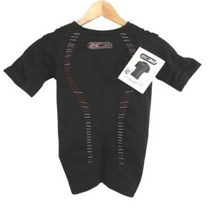 Ec3d Womens Posture Compression Short Sleeve Shirt size 1 (S) Black NWT Sports - Picture 1 of 15