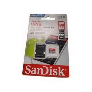SanDisk Ultra 128GB microSDXC UHS-I Card with Adapter - Picture 1 of 1
