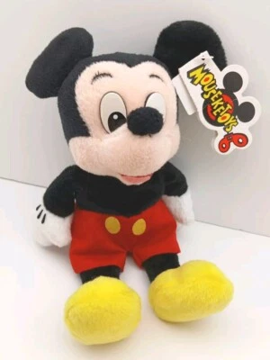 Vintage 1996 Walt Disney World Mouseketoys Mickey Mouse 8" Bean Bag Plush Toy - Image 1 of 4