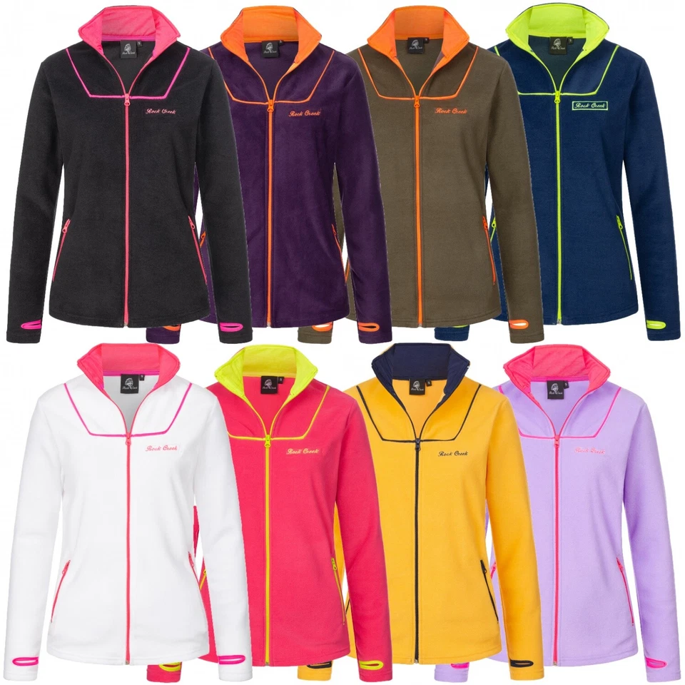 Rock Creek Damen Jacke Fleecejacke Übergangsjacke Sweatjacke Wanderjacke D-473 - Bild 1 von 1