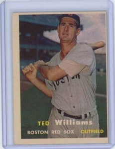 1957 Topps #1 Ted Williams Boston Red Sox HOF NM or Better - Foto 1 di 2