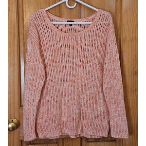 Suéter Talbots Para Mujer Mediano Algodón Melocotón Clásico Preppy Tejido Abierto Costero  - Imagen 1 de 7