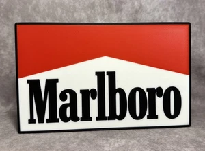 Scatola luminosa fai da te logo Marlboro lampada LED stampata in 3D insegna al neon 7 pollici - Foto 1 di 10
