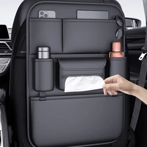 Wear-Resistant Car Backseat Organizer 6-Pocket Car Cup Holder - Picture 1 of 8