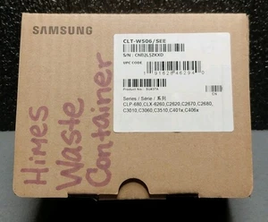 Contenedor de residuos genuino Samsung CLTW506 CLT-W506 W506 680ND 6260FD 6260FW - Imagen 1 de 3