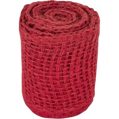 SIENA GARDEN Jute-Wickelband, Farbe: rot, Maße: 300x6cm 300 x 6 cm