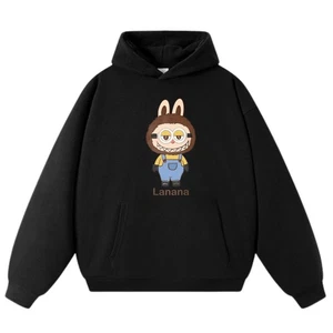 Lanana Minion-inspired Bunny Hoodie - Crossover Character Streetwear - Picture 1 of 18