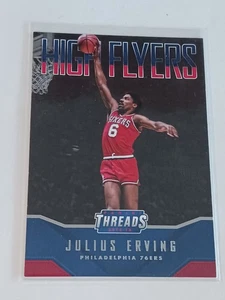 2015-16 Panini Threads Julius Erving High Flyers #6 Philadelphia 76ers - Picture 1 of 2