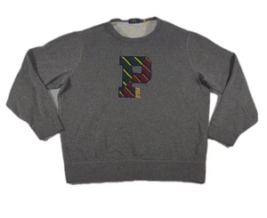 Polo Ralph Lauren Manga Larga Cuello Redondo Polar Sudadera XL Gris Jaspeado  - Imagen 1 de 9