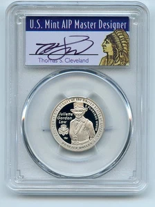 2025 S 25C Clad Juliette Gordon Low Quarter PCGS PR70DCAM FS Cleveland Native - Picture 1 of 1