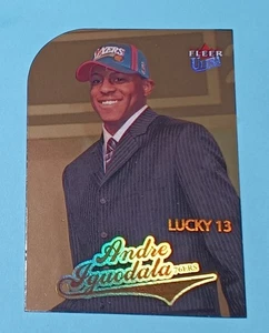2004-05 Fleer Ultra Andre Iguodala Lucky 13 Gold Medallion Die Cut RC 184 - Picture 1 of 2